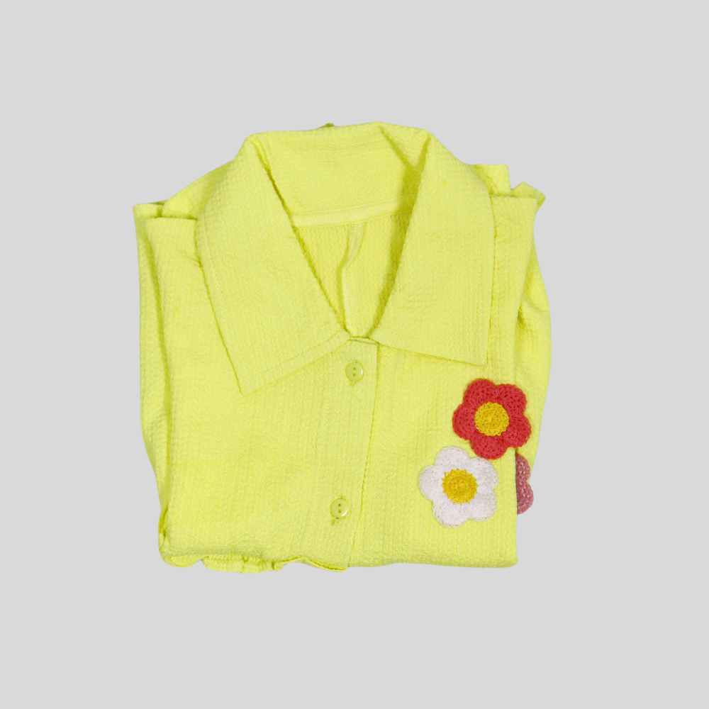 Baby Girls Sunshine Flutter Sleeve Tunic Top