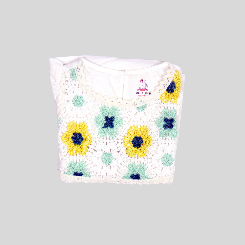 Baby Girls Crochet Blossom Dress