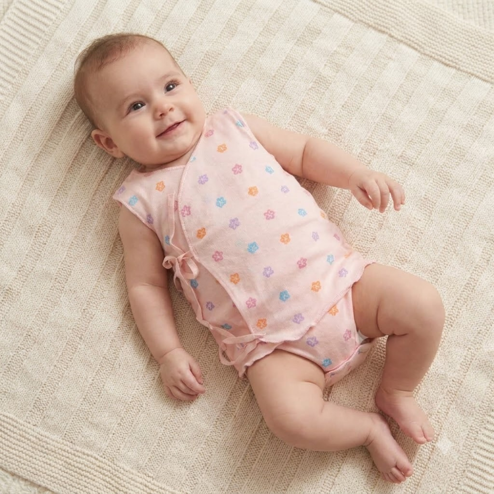 baby girls’ printed set